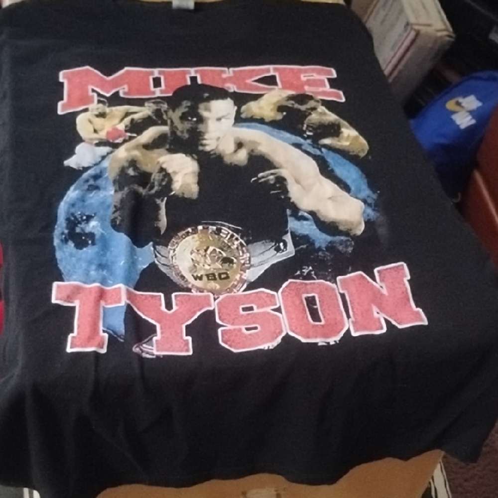 Black Graphic Mike Tyson T-Shirt